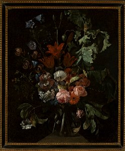 Jacob van Walscappelle - Flowers in a glass vase - M.Ob.2495 MNW - National Museum in Warsaw