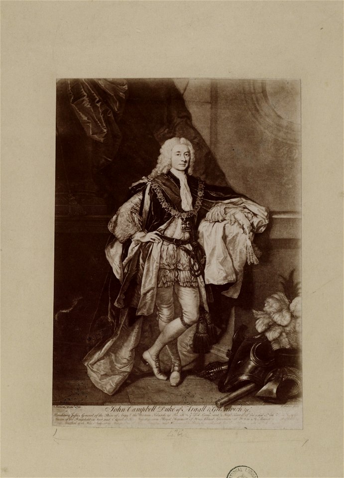 Jacobite broadside - John Campbell, Duke of Argyll