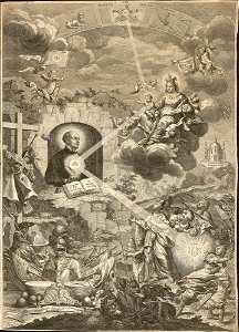 Jacob Vogel Allegorie auf den hl Ignatius von Loyola ubs G 0190 III