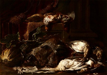 Jacob van der Kerckhoven (c.1637-c.1712) - Still Life of Dead Game - 564836 - National Trust