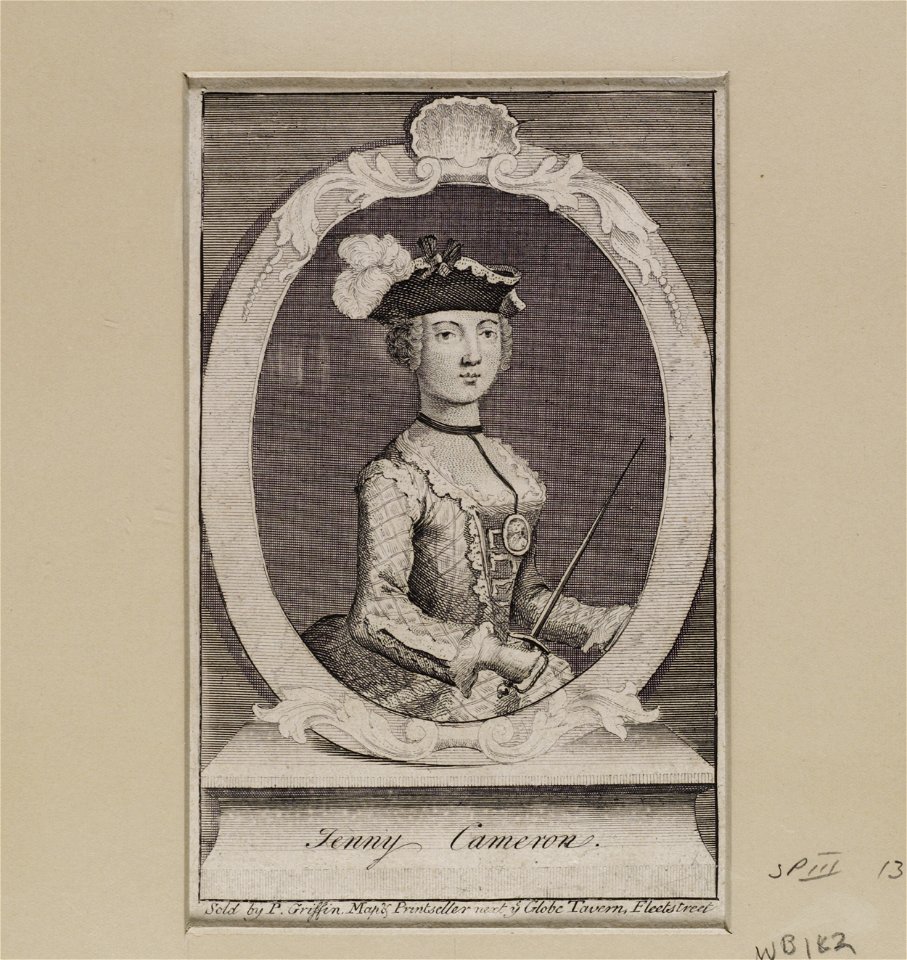 Jacobite broadside - Jenny Cameron