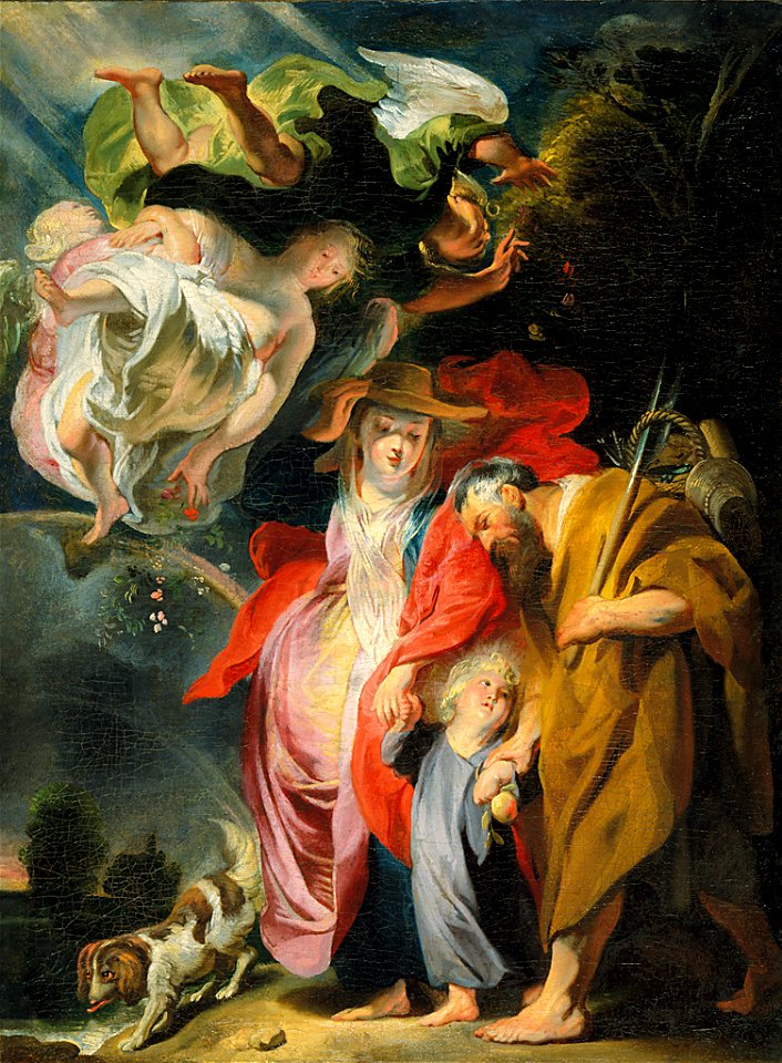 Jacob Jordaens the Younger - Return of the Holy Family from Egypt - 60.094 - Rhode Island School of Design Museum