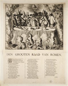 Jacobite broadside - Den Grooten raad van Roman