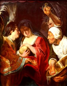 Jacob Jordaens-La tentation de Madeleine