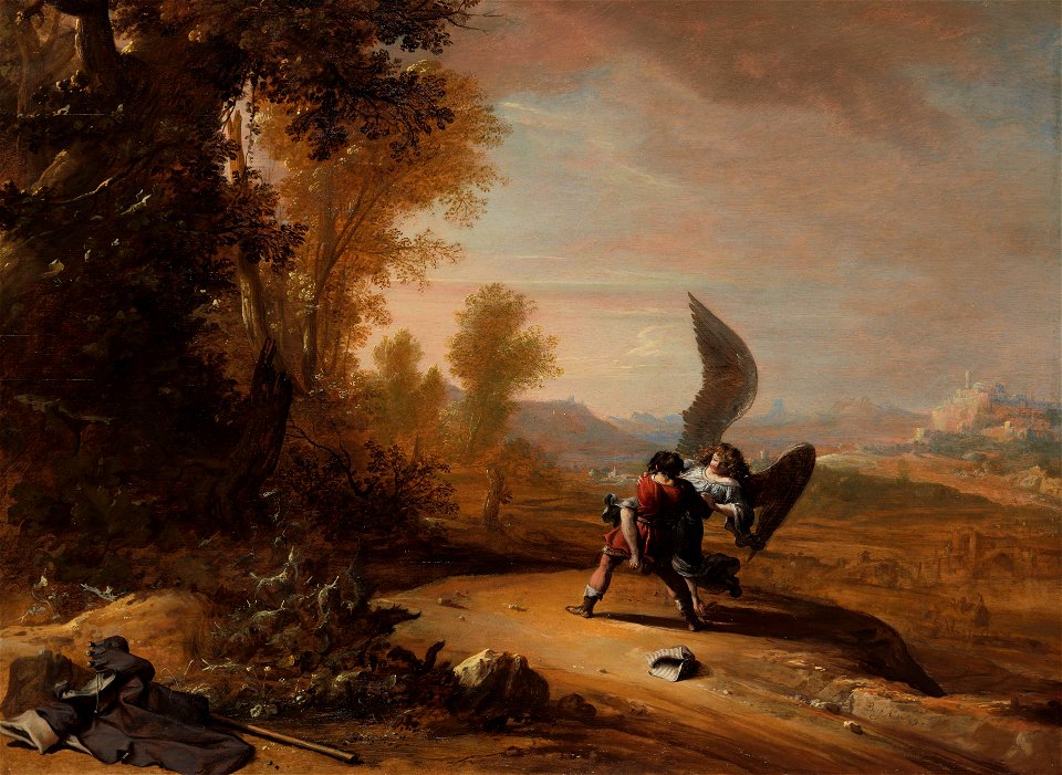 Jacob worstelt met de engel Rijksmuseum SK-A-1724