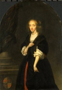 Jacoba Bicker (1640-95). Echtgenote van Pieter de Graeff Rijksmuseum SK-A-3978