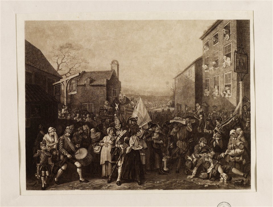 Jacobite broadside - March to Finchley