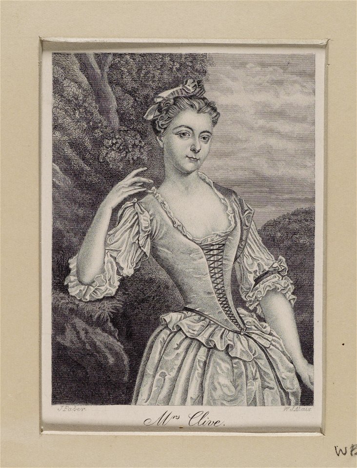 Jacobite broadside - Mrs Clive