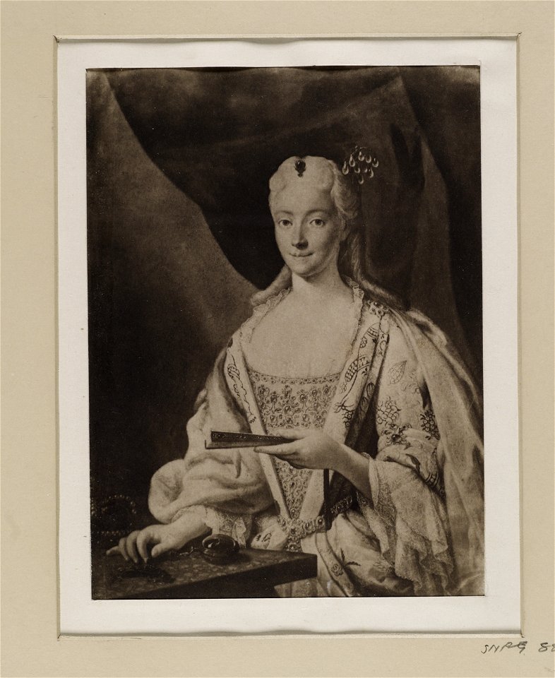 Jacobite broadside - Portrait of Princes Maria Clementina 03