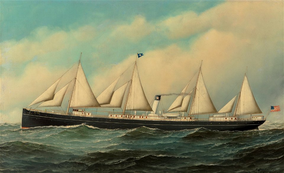 'El Mar' by Antonio Jacobsen, 1895