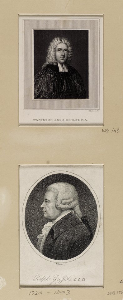 Jacobite broadside - Reverend John (Orator) HENLEY (1692- 1756) and Ralph Griffiths LLD (1720- 1803)