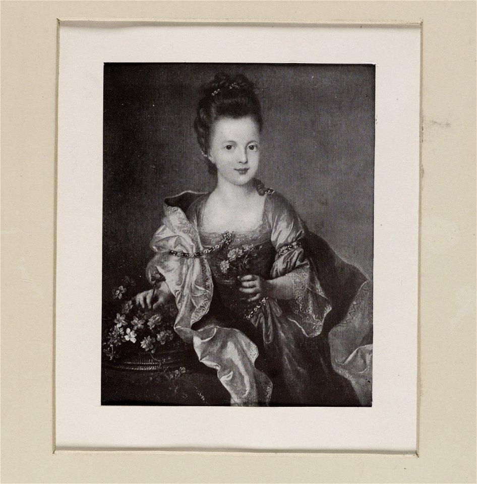 Jacobite broadside - Portrait of Louisa, The Princess Royal, Daughter of James II