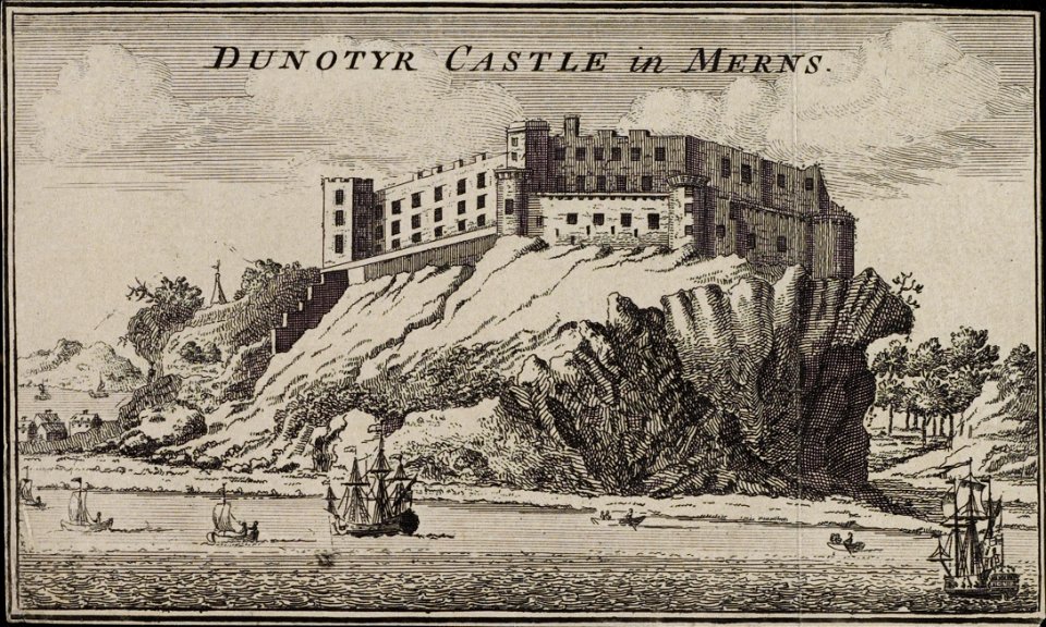 Jacobite broadside - Dunotyr Castle in Merns