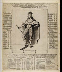 Jacobite broadside - Portrait of Charles I (1600-1649) 08