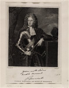 Jacobite broadside - James Fitzjames-Marshall, Duke of Berwick (1670-1734) Natural son of James II