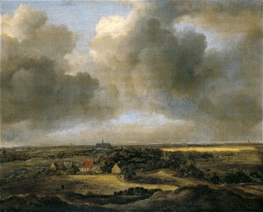 Jacob van Ruisdael - Campos de blanqueo en Bloemendaal cerca de Haarlem década de 1660