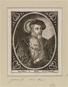 Jacobite broadside - James V (1512- 1542). Father of Mary Queen of Scots