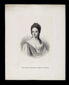 Jacobite broadside - Lady Elizabeth Mackenzie of Broun, of Coalston