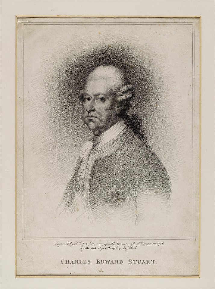 Jacobite broadside - Portrait of Prince Charles Edward Stuart 08
