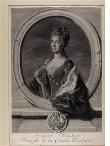 Jacobite broadside - Louise Marie, Princess of Grande Bretagne