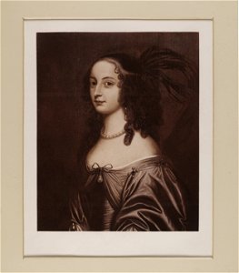 Jacobite broadside - Portrait of Sophia (Dorthea) of Zelle (1666-1726). Free illustration for personal and commercial use.