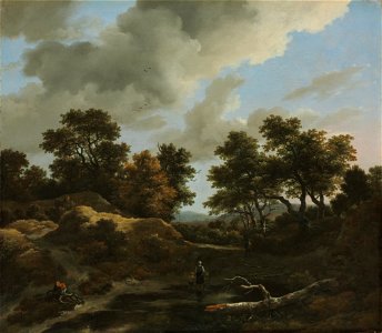 Jacob van Ruisdael - Wooded and Hilly Landscape