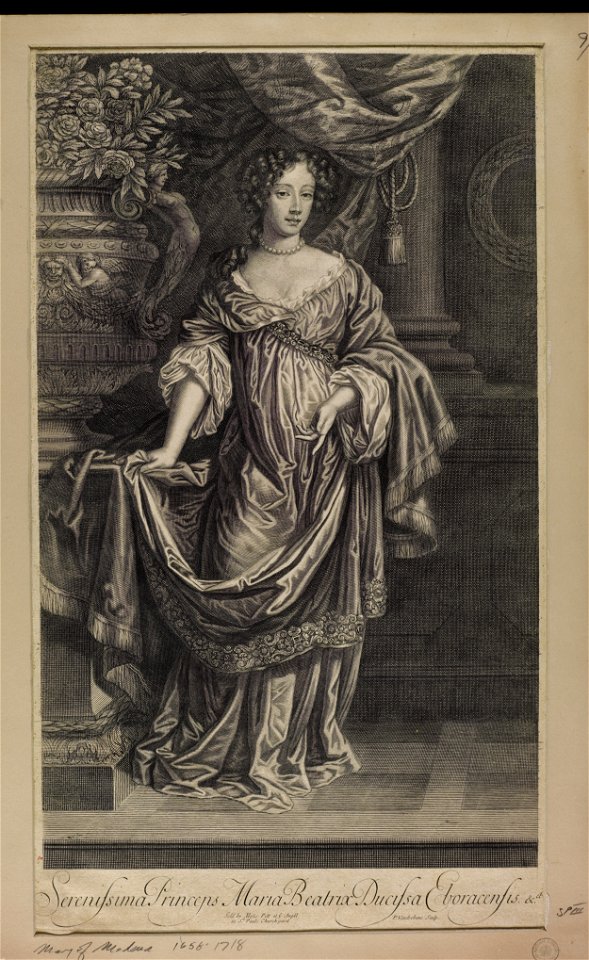 Jacobite broadside - Mary of Modena (1658-1718) 02