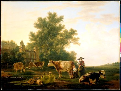 Jacob van Strij - Melktijd - BR2041 - Rijksmuseum Twenthe