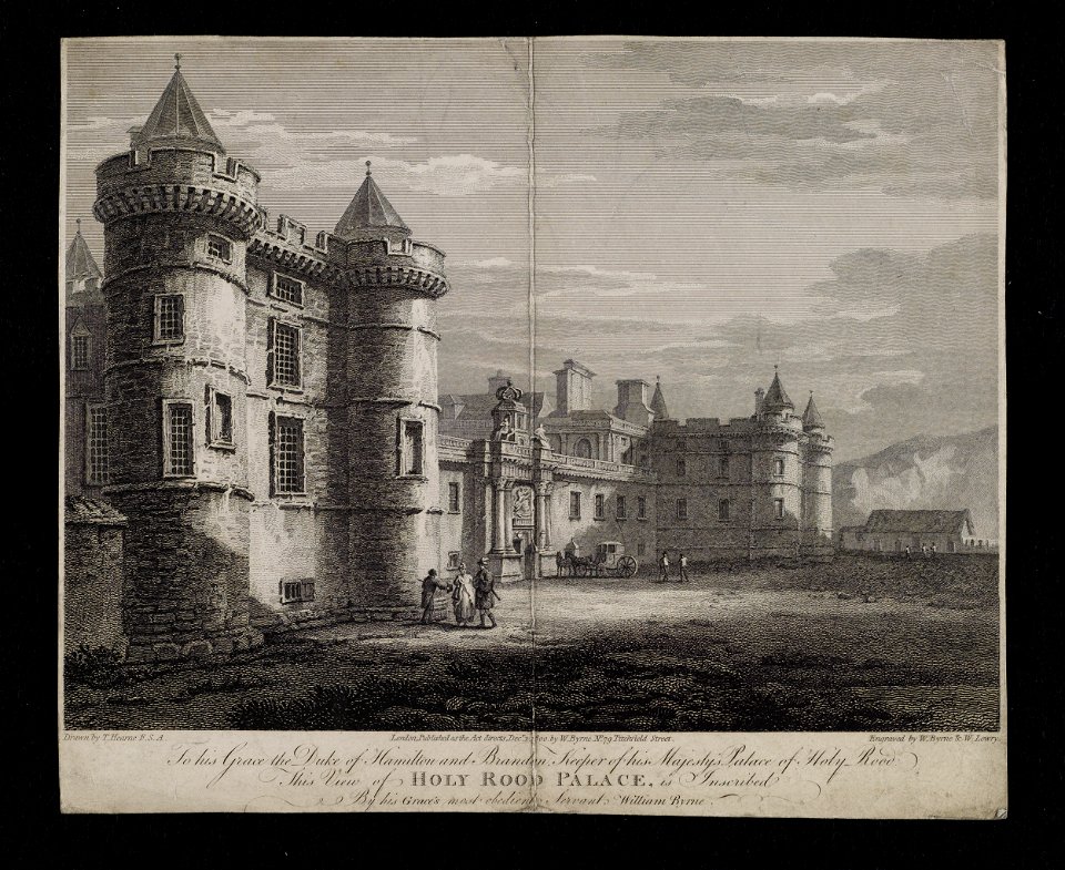 Jacobite broadside - Holy Rood Palace