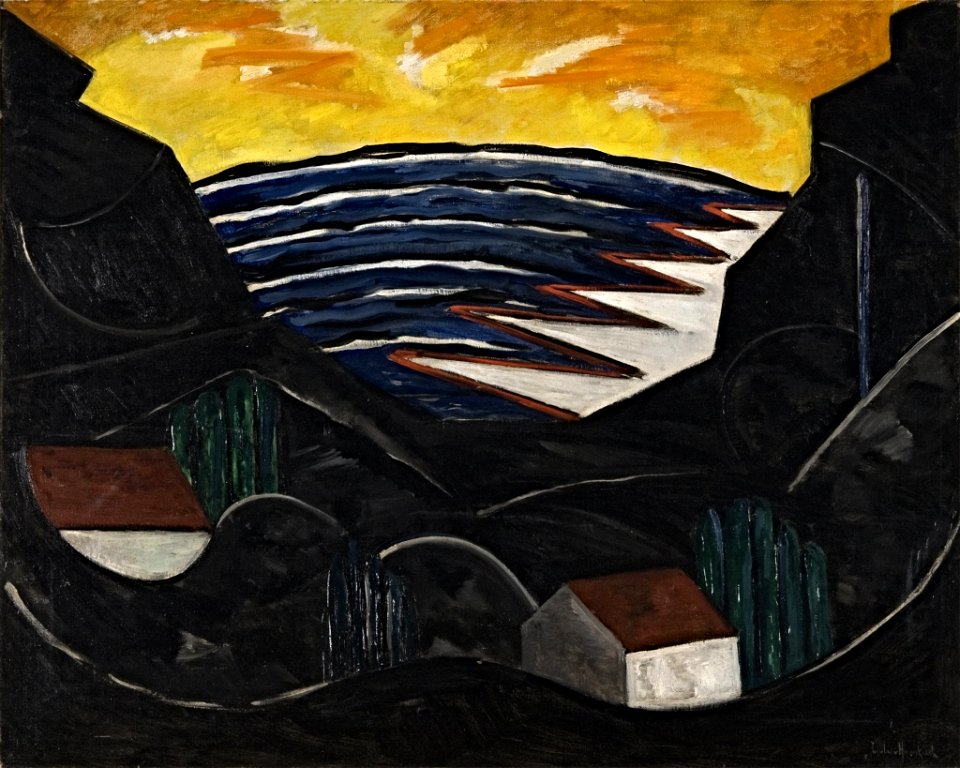 Jacoba van Heemskerck - Landschaft, Bild I - BG-M 3014-82 - Berlinische Galerie