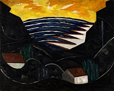 Jacoba van Heemskerck - Landschaft, Bild I - BG-M 3014-82 - Berlinische Galerie