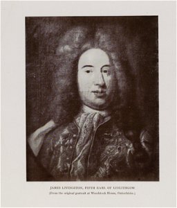 Jacobite broadside - James Livingston, 5th Earl of Linlithgow, from the portrait at Woodstock House