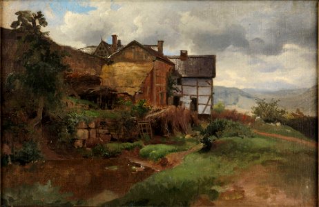 Sophus Jacobsen - Farm in Eifel - NG.M.03500 - National Museum of Art, Architecture and Design
