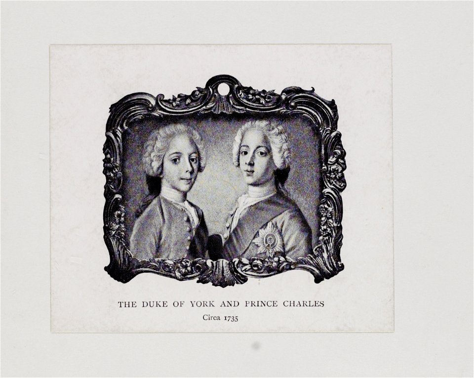 Jacobite broadside - Duke of Work and Prince Charles, c. 1735