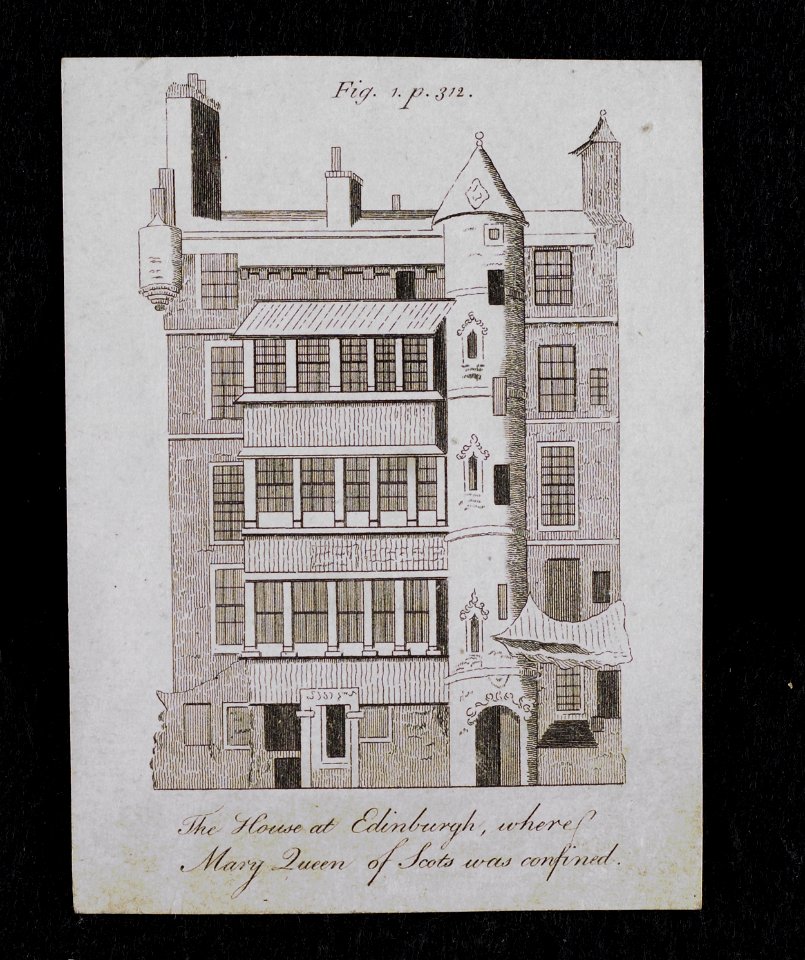 Jacobite broadside - House at Edinburgh, where Mary Queen of Scots was confined