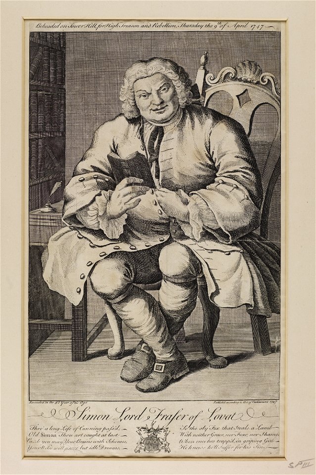 Jacobite broadside - Simon Lord Fraser of Lovat 02