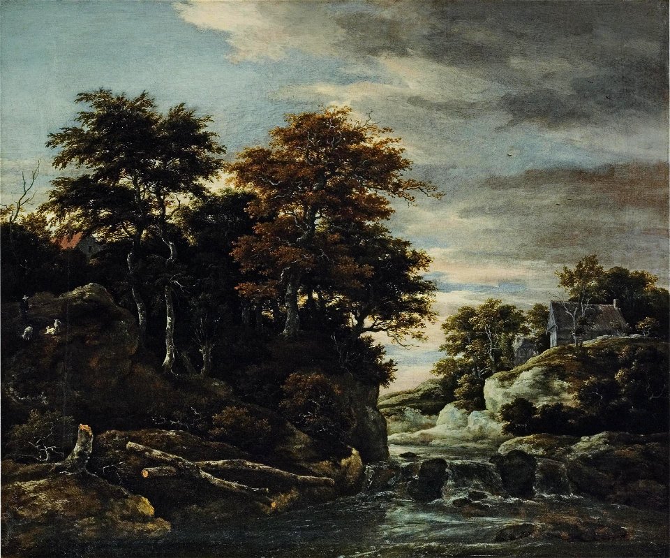 Jacob van Ruisdael - Waterfall