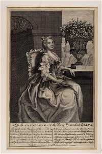 Jacobite broadside - Miss Jenny Cameron, the Young Pretender's Diana