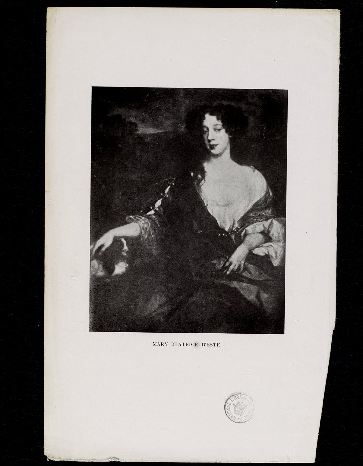 Jacobite broadside - Mary Beatrice D'Este