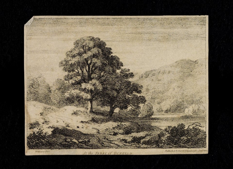 Jacobite broadside - At the ferry of Dunkeld. Edinburgh, 1802