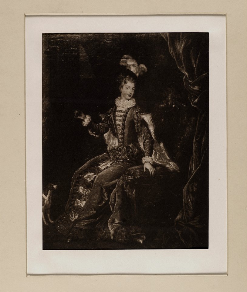Jacobite broadside - Portrait of Louisa