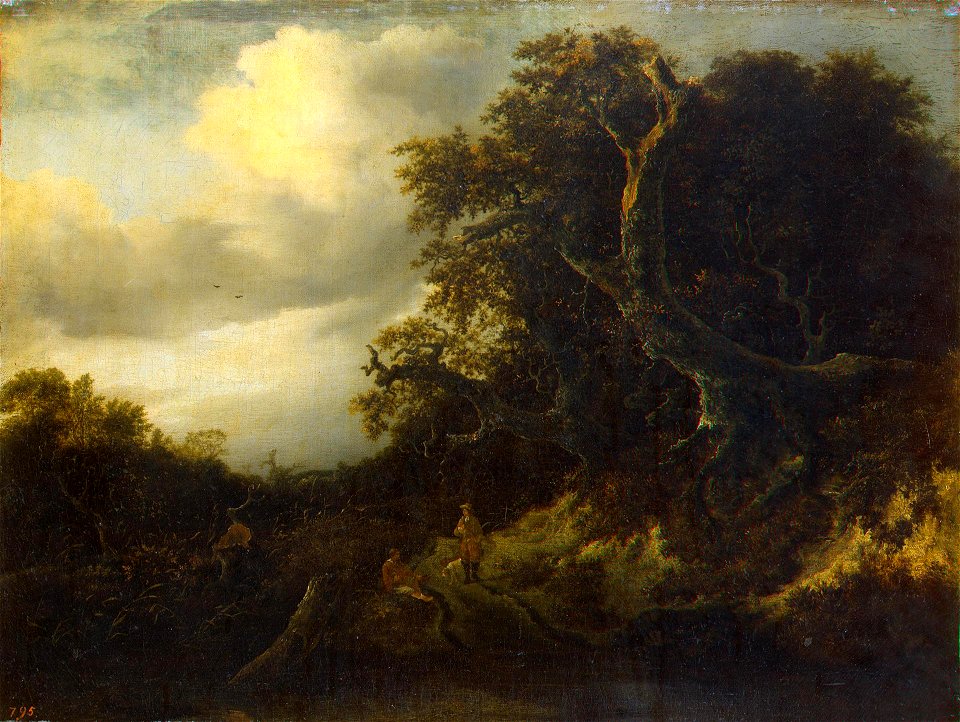 Jacob van Ruisdael - Road at the Edge of the Forest