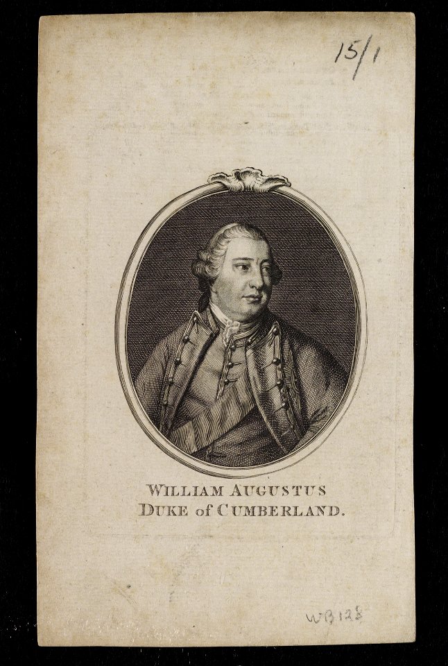 Jacobite broadside - William Augustus, Duke of Cumberland 02
