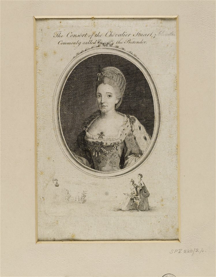 Jacobite broadside - Consort of the Chevaliear Stuart