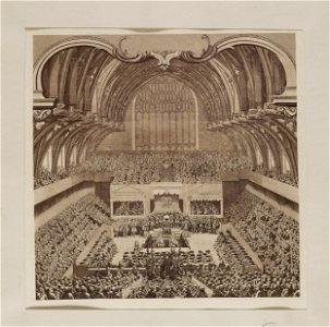 Jacobite broadside - Westminster Hall during the trial of Lord Lovat