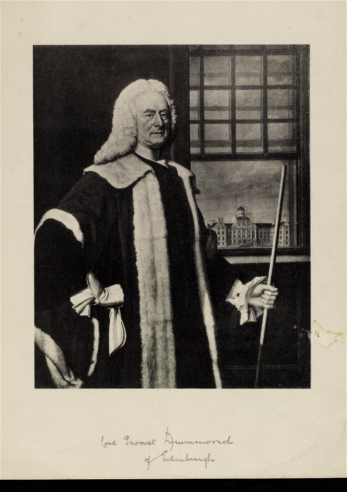 Jacobite broadside - Lord Provost Drummond of Edinburgh
