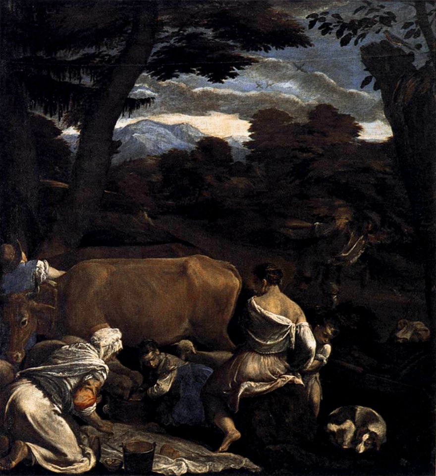 Jacopo da Ponte - Pastoral Scene - WGA01443