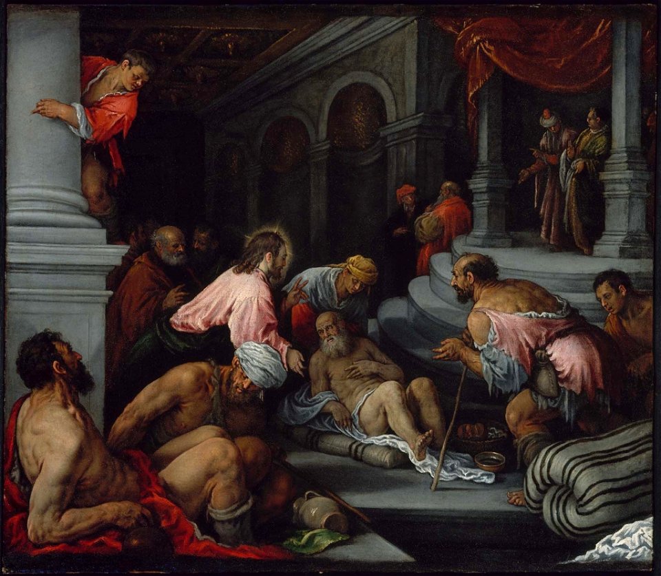 Jacopo Bassano - Christ Healing the Lame Man - 1989.309 - Museum of Fine Arts