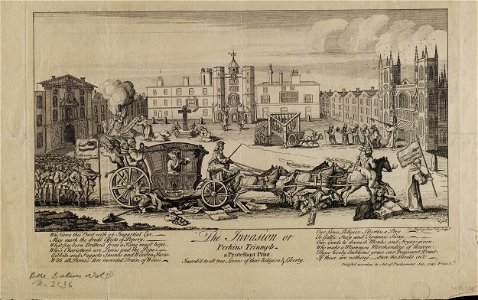 Jacobite broadside - Invasion or Perkins Triumph