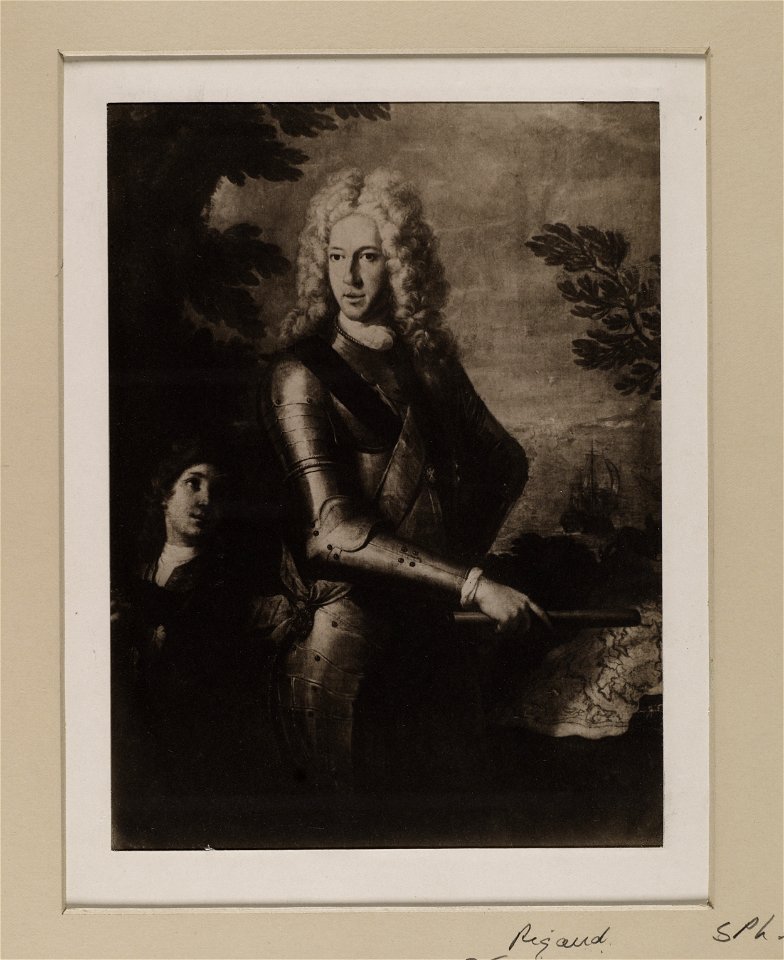 Jacobite broadside - Portrait of Prince James